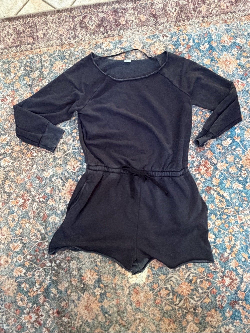 Aerie One-Piece Romper with Drawstring Waist